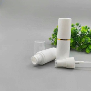 30ml 50ml White Spray <b>Bottle</b> Gold Ring Cosmetic Packaging Sprays <b>Bottle</b> With Pump Lid - Product Image 4