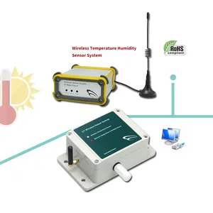 جهاز استشعار درجة حرارة وترطيب لاسلكي lora gateway 433 ميجا هيرتز smart iot جهاز إرسال درجة حرارة وترطيب الغرفة