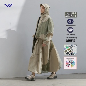 Conjunto de Chaqueta Cortavientos y Vestido Ligero para Mujer, Protección UPF50 Anti-UV para el Sudeste Asiático - Product Image 4