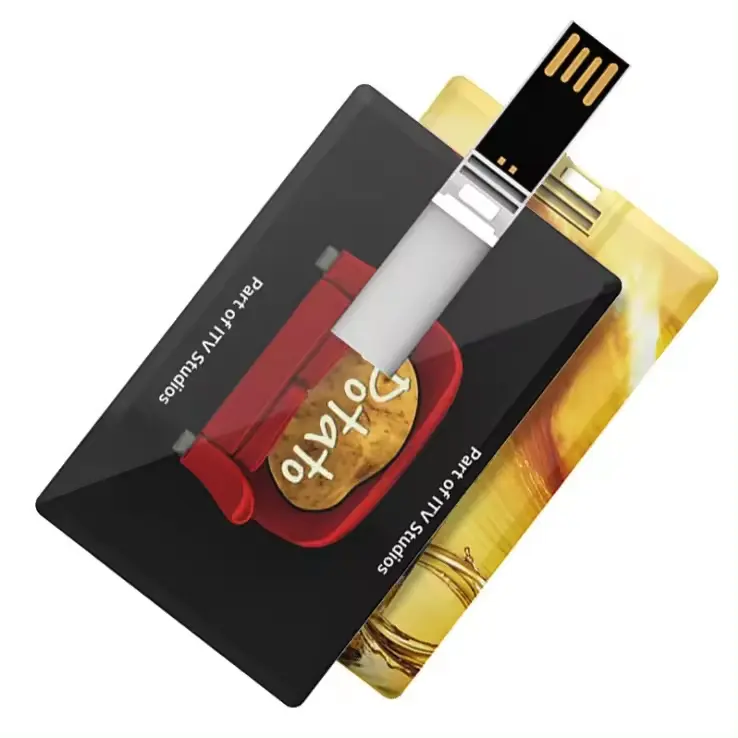 Venta directa de fábrica 4GB 8GB 16GB 32GB 64GB Tarjeta de visita de plástico Flashdisk Logotipo personalizado Usb Pendrive USB tarjeta de crédito Flash Drive