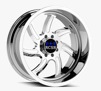 Jantes RCSR 20 22 24 26 28 30 pouces, 2 pièces, 5x120 5x114.3 6x139.7, roues en alliage d'aluminium forgé pour voitures modifiées de style Stance