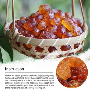 桃の果樹から採取した天然桃膠（ピーチガム）卸売 - Product Image 3