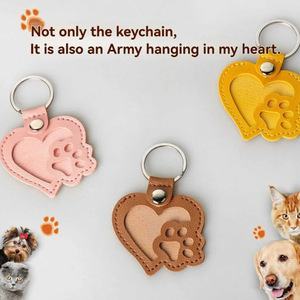 Porte-clés pour l'entretien des animaux de compagnie, sac souvenir en cuir PU pour poils d'animaux, étui de rangement pour dents d'animaux - Product Image 3