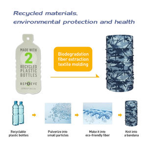 Pañuelos sin costuras de fábrica con logotipo impreso personalizado Polaina para el cuello con logotipo personalizado Pañuelo Bufanda - Product Image 5