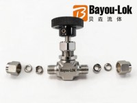Manual 316 SS Needle Valve Precision High Pressure Resistance Leak-Proof Fine Flow Control Gas Pressure Regulator Valve Fitting