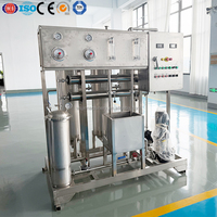Système de traitement d'eau RO haute efficacité 500 LPH en acier inoxydable pour la production alimentaire et de boissons, fabrication d'eau pure