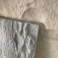 Vente en gros Panneau mural en faux champignon Panneau mural en PU Panneaux muraux en pierre pour décoration murale