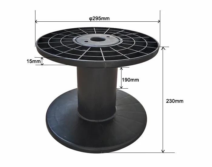 ढाला खाली प्लास्टिक spools और कुंडल bobbins