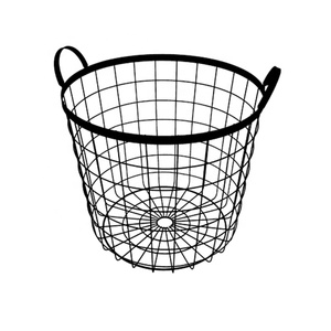 Factory Custom <strong>Fireplace</strong> Indoor Accessories Modern Black Metal Robust <strong>Log</strong> Multi Utility <strong>Basket</strong> for Outdoor Firewood Storage - Product Image 1