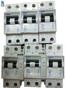 Interruptor de Circuito en Miniatura 2P10A 50A, Dispositivo de Protección Contra Sobrecarga y Cortocircuito, Interruptor Eléctrico de Bajo Voltaje DIN - Product Image 1