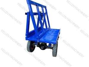 Chariot de chantier électrique à quatre roues Transporteur électrique pliant en verre - Product Image 5