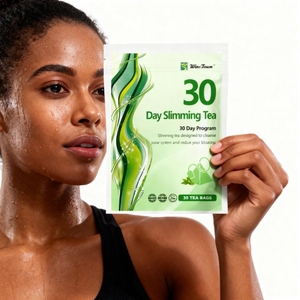 Mélange de tisanes C100, 30 sachets de thé, feuilles de séné, graines de cassia, feuilles de lotus, feuilles de mûrier, rose, thé végétal pour régime alimentaire - Product Image 1