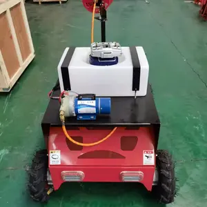 Agricultural Robotic crawler Gasoline Remote Control Crawler Lawn autonomous lawn mower