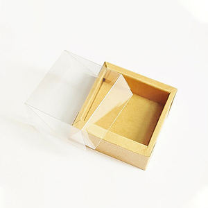 Papier recyclé noir mat carton fleur séchée bougie bougie verre bocaux deux couches fond emballage boîte-cadeau pour hommes - Product Image 6