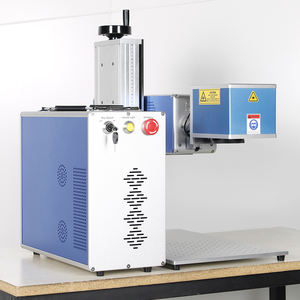 35W 40W CO2 máquina de marcado láser para caucho acrílico Cartón cuero máquina de impresión CO2 galvo máquina de marcado láser - Product Image 2