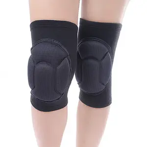 Rodillera de punto antideslizante de alta calidad para hombres y mujeres, rodilleras deportivas de manga de rodilla, soporte ajustable