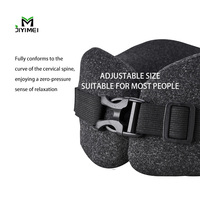 Oreiller de voyage en mousse à mémoire de forme JYM, best-seller, portable, en forme de U, pour le soutien du cou, pour dormir en avion, essentiels de voyage RTS