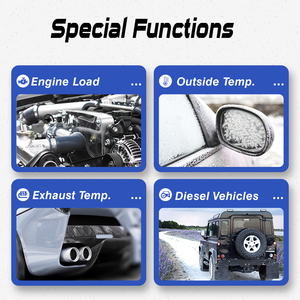 Navihua เครื่องวัดอัจฉริยะในรถยนต์ OBD A600,เครื่องวัดเกจดิจิตอลมัลติฟังก์ชันรุ่นอัตโนมัติหน้าจอ Prodisplay OBD <span class=keywords><strong>Lufi</strong></span> <span class=keywords><strong>Xf</strong></span> Live - Product Image 4