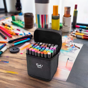 Set di 30/40/60/80 Pennarelli a Doppia Punta con Inchiostro Alcolico per Manga, Schizzi, Arte e Forniture Scolastiche - Product Image 1