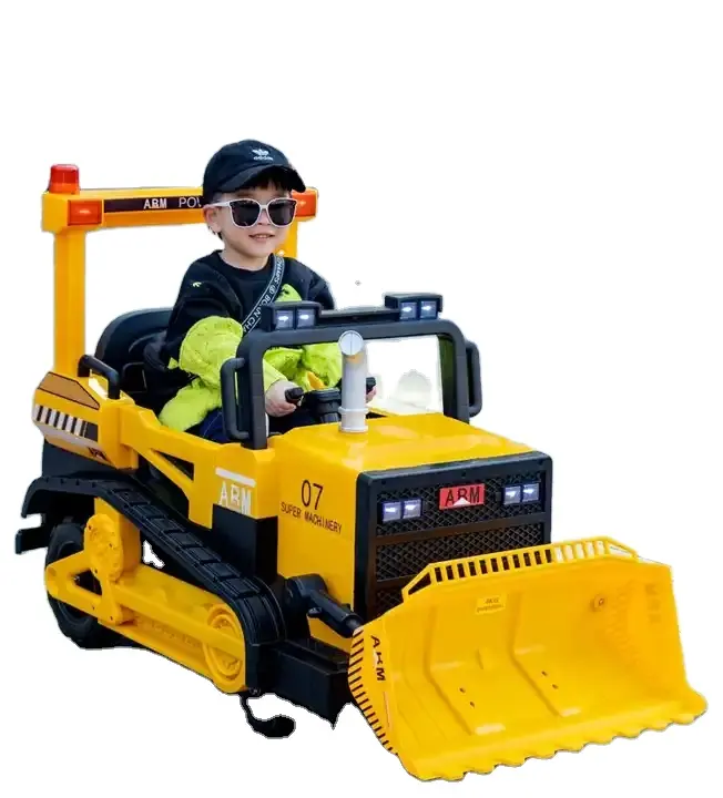 Beste Prijs Kids Elektrische Dumper Speelgoed Auto 12V Batterij Aangedreven Afstandsbediening Elektrische Rit Op Bouwmachines Speelgoedauto