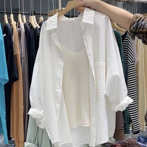 Camicia Casual a Maniche Lunghe per Primavera-Estate 2025, Protezione Solare, Tinta Unita, Prezzo Basso all'Ingrosso dalla Cina - Product Image 6