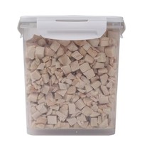 Aliments lyophilisés de qualité supérieure Personnalisation OEM personnalisés Granulés de poulet lyophilisés à haute valeur nutritionnelle Aliments pour animaux de compagnie