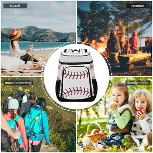 Mochila Térmica Aislada de Gran Capacidad, 22.6L, de Poliéster, con Asas Reforzadas, para Picnic, Almuerzo, Impermeable, Enfriador de Hielo - Product Image 5