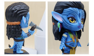 Statuetta Anime Avatar: <span class=keywords><strong>The</strong></span> Way of Water Versione Q, Modellino Creativo PVCAvatar, Decorazione per Torte, Esposizione da Scrivania, Oggetto da Collezione - Product Image 4