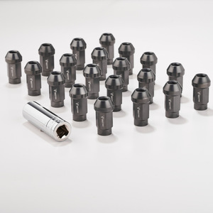 Getitall Aluminum Alloy Lug Nuts M12 1.5 M12 1.25 M14 1.5 Black For <b>Wheel</b> <b>Replacement</b> Repair - Product Image 3