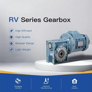 מפחית מהירות תולעת <span class=keywords><strong>CE</strong></span> NMRV RV30/40/60/90 מפחית מהירות תולעת קטן עם מעטפת אלומיניום ומנוע ליבה נחושת למסוע - Product Image 5