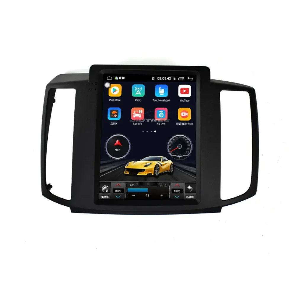 Rádio de carro Android 128G para Nissan MAXIMA A35 2009 2010 2011 2012 2013 2014 reprodutor multimídia de áudio estéreo GPS carplay automático