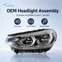 Bloc optique LED 12V 6000K compatible avec BMW X3 X4 G01 G02 G08 2016-2021, remplacement de phare