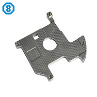 Dissipateur thermique en aluminium personnalisé OEM, usiné CNC par perçage et fraisage, fabriqué au Guangdong pour les appareils électroniques