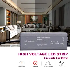 200w 400w Hochspannungs-LED-Streifen dali-2 dimmbare LED-Treiber-Strom versorgung Triac-LED-Treiber für Hochspannungs-LED-Streifen