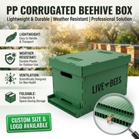 Boîte de Rangement pour Abeilles en Plastique PP 100% - Boîte de Rangement pour Abeilles - Coroplast Durable Anti-UV - Feuille Creuse en PP pour l'Apiculture