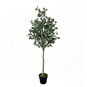 Wholesale <b>Artificial</b> Eucalyptus Leaves Garland Greenery Plant for Home Office Shelf Wedding Party Decor - Product Image 1