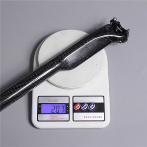 <span class=keywords><strong>Tija</strong></span> de sillín 3K Matt Glossy MTB <span class=keywords><strong>Tija</strong></span> de sillín Tubo 27,2 30,8 31,6 MM <span class=keywords><strong>Tija</strong></span> de sillín de <span class=keywords><strong>carbono</strong></span> para bicicleta de carretera - Product Image 4
