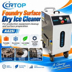 Pulitore a Ghiaccio Secco Crtop per Manutenzione Superfici di Fonderie e Pulizia della Contaminazione da Grasso Industriale - Product Image 1