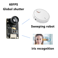 Module de caméra USB avec capteur OV9281, image global shutter, résolution HD 1MP, compression H.264 et objectif 90°