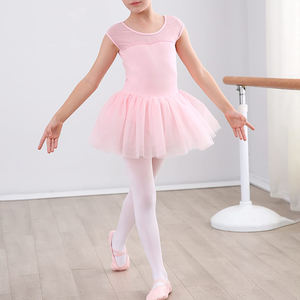 Robe de tutu de ballet pour filles, tenue de <span class=keywords><strong>danse</strong></span> de scène, <span class=keywords><strong>justaucorps</strong></span> <span class=keywords><strong>classique</strong></span>, tutu de ballet rose pour tout-petits, pour la performance et l'entraînement - Product Image 6