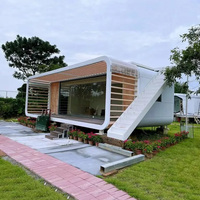 China 2026 Tiny Apple Capsule Mobiele Woning Prefab Gemaakt Cabin Keuken Badkamer Buitengebruik School Kantoor Winkelcentrum Gebouw-Staal