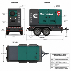 Générateur diesel silencieux Cummins Weichai Kofo 20kw 40kw 48kW 60kVA 80kVA 100kVA, prix d'usine, triphasé 50Hz, groupe électrogène industriel - Product Image 4