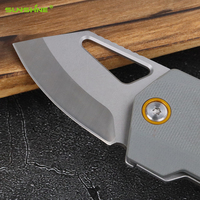 SUNSHINE haute qualité G10 poignée couteau de poche 440C lame EDC auto-défense survie d'urgence Ultra Compact Camping couteau pliant