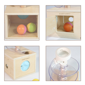 EASTOMMY-Jeu de balle de piste Montessori, piste de <span class=keywords><strong>course</strong></span> avec rampe à hochet - Product Image 3