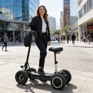 Scooter de mobilité pour personnes âgées, scooter électrique à 4 roues, pliable - Product Image 5