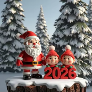 Figuras de Resina Navideñas Personalizadas al por Mayor <span class=keywords><strong>2026</strong></span>, Decoración de Papá Noel y Duendes, Artesanías de Resina - Product Image 4