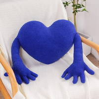 Cojín de Peluche con Forma de Corazón para Parejas, Cojín Decorativo con Forma de Mano, Regalo de San Valentín, Juguete de Peluche para Decoración del Hogar, Sofá y Dormitorio