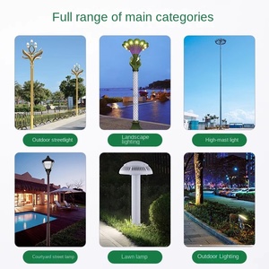 Hot Sale IP65 Waterproof 6000K Daylight 10-Year Warranty Motion Sensor Hot Dip Galvanized <b>Outdoor</b> 8M 13 LED <b>Bulbs</b> Street <b>Light</b> - Product Image 3