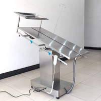 Table d'opération électrique pour animaux de compagnie EURVET de haute qualité, en acier inoxydable 304, équipement chirurgical vétérinaire, chauffage thermostatique