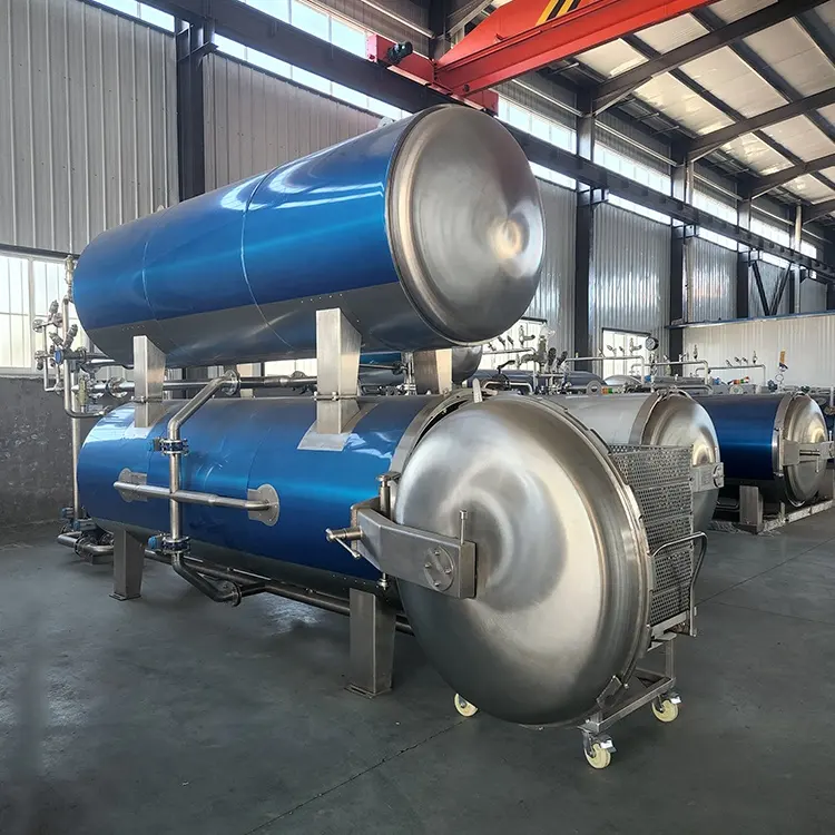 fish canning production line compleat autoclave fable system high pressure processing sterilizer hpp machine